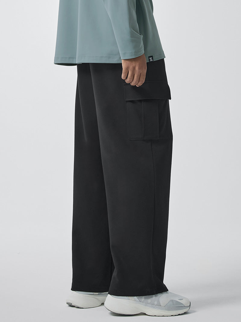 ファインコットン カーゴ ワイドパンツ (単品)