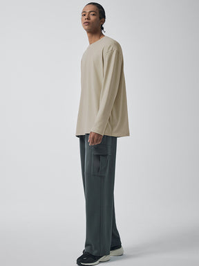 ファインコットン カーゴ ワイドパンツ (単品)