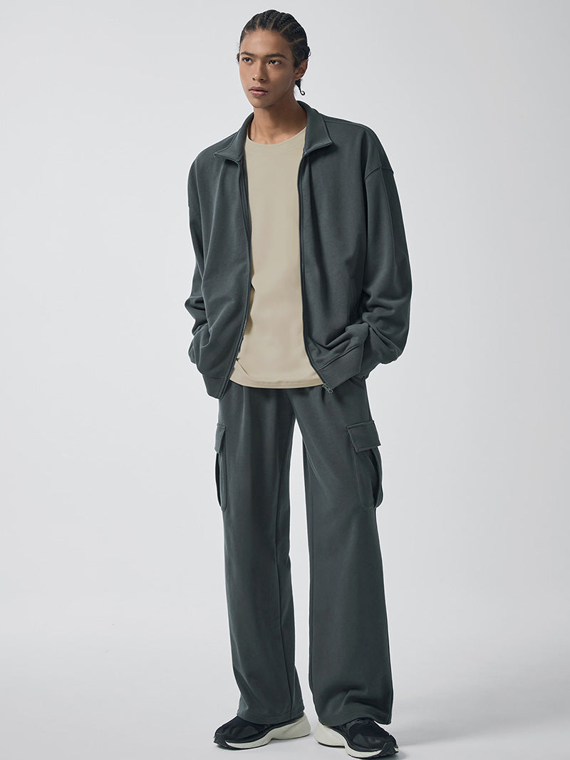 ファインコットン カーゴ ワイドパンツ (単品)