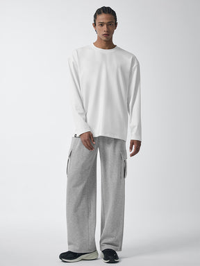 ファインコットン カーゴ ワイドパンツ (単品)