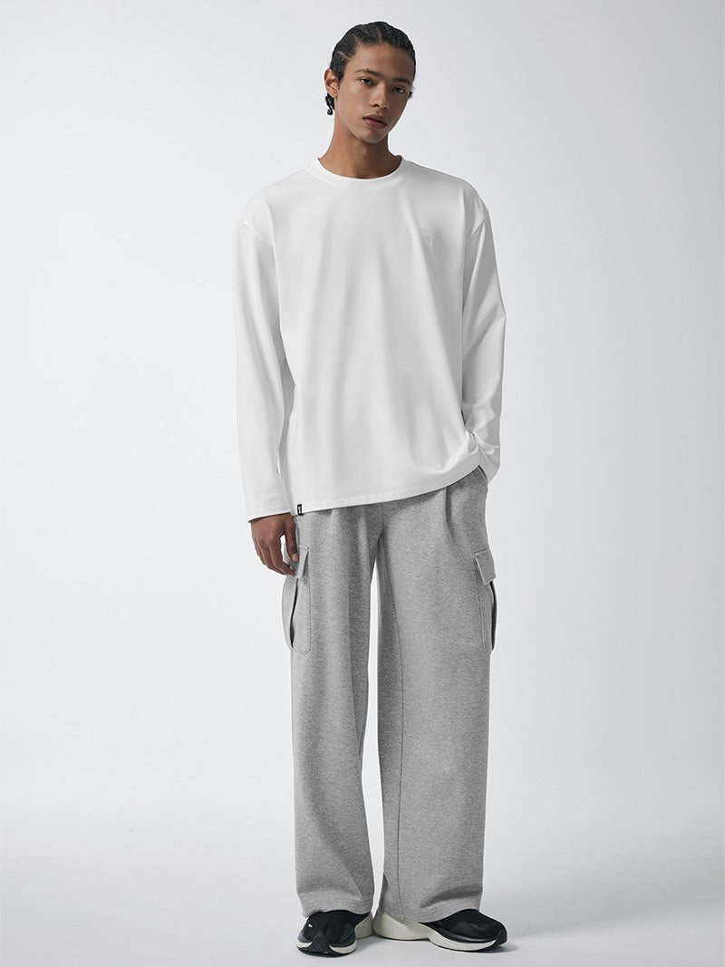 ファインコットン カーゴ ワイドパンツ (単品)