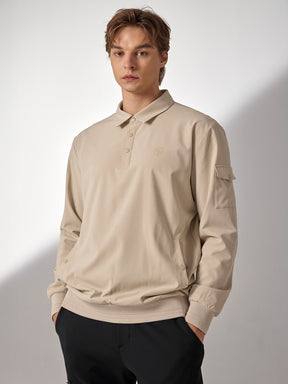 フレックス ウーブン ポロ 長袖