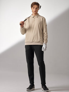 フレックス ウーブン ポロ 長袖