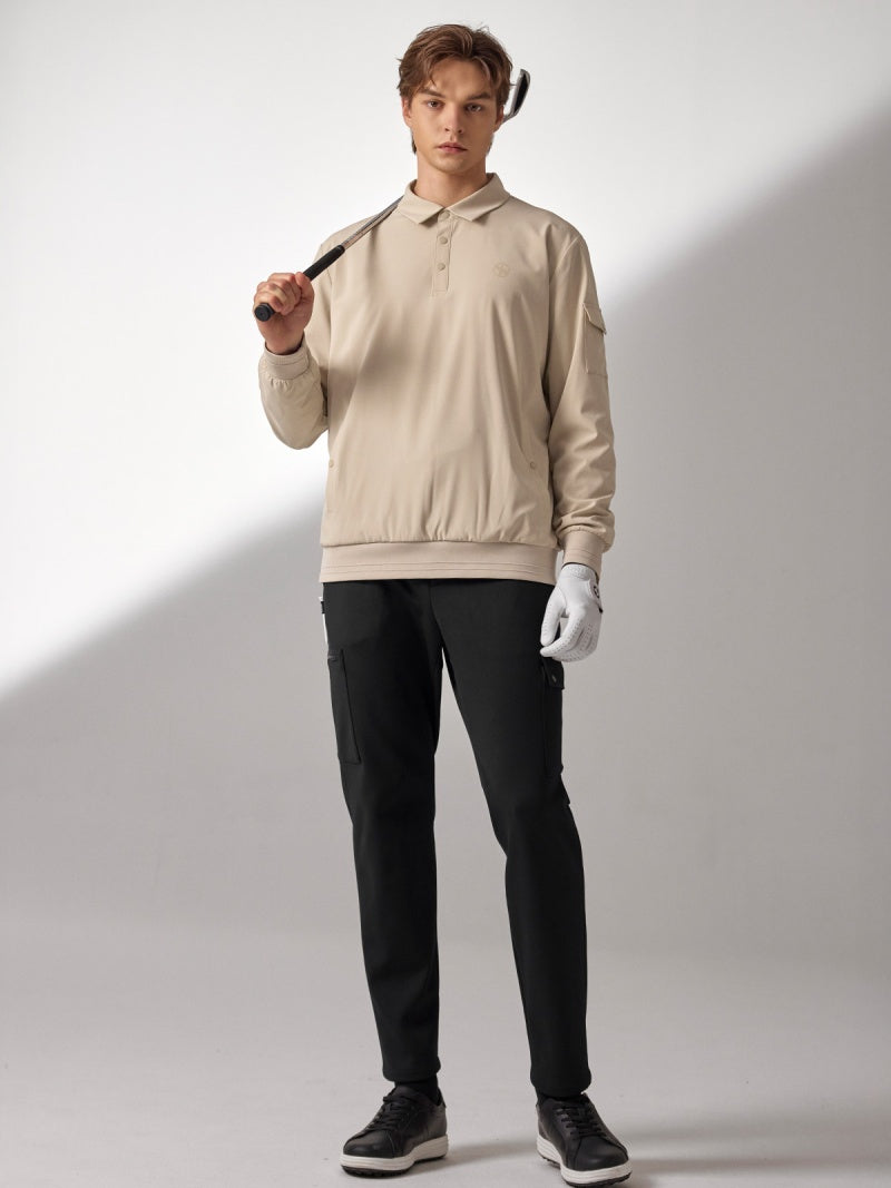 フレックス ウーブン ポロ 長袖