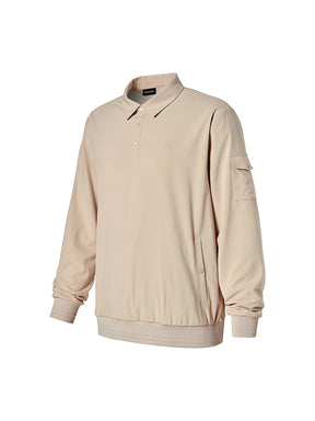 フレックス ウーブン ポロ 長袖