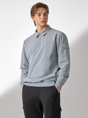 フレックス ウーブン ポロ 長袖