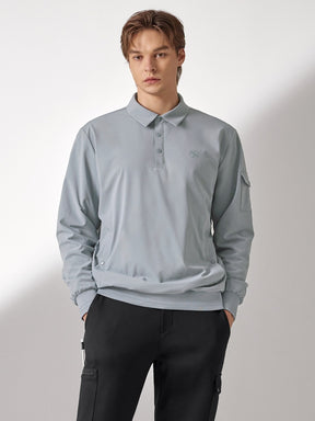 フレックス ウーブン ポロ 長袖