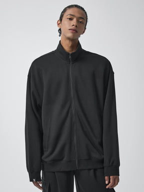 ファインコットン ハイネック ジップアップ (単品)