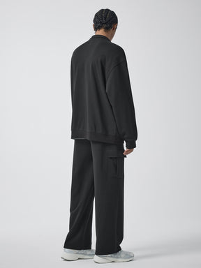 ファインコットン ハイネック ジップアップ (単品)