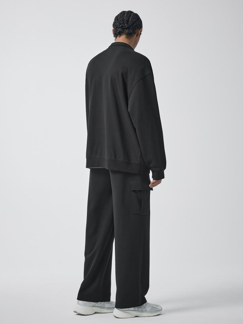 ファインコットン ハイネック ジップアップ (単品)