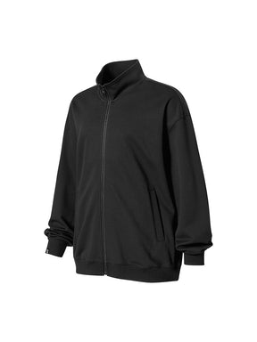 ファインコットン ハイネック ジップアップ (単品)