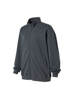 ファインコットン ハイネック ジップアップ (単品)