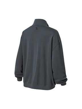 ファインコットン ハイネック ジップアップ (単品)