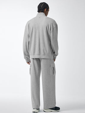 ファインコットン ハイネック ジップアップ (単品)