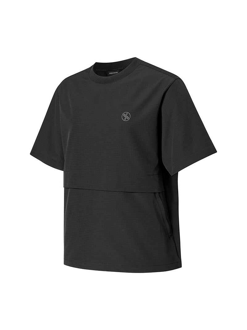 袖取り外し 裏起毛 ウーブン 長袖