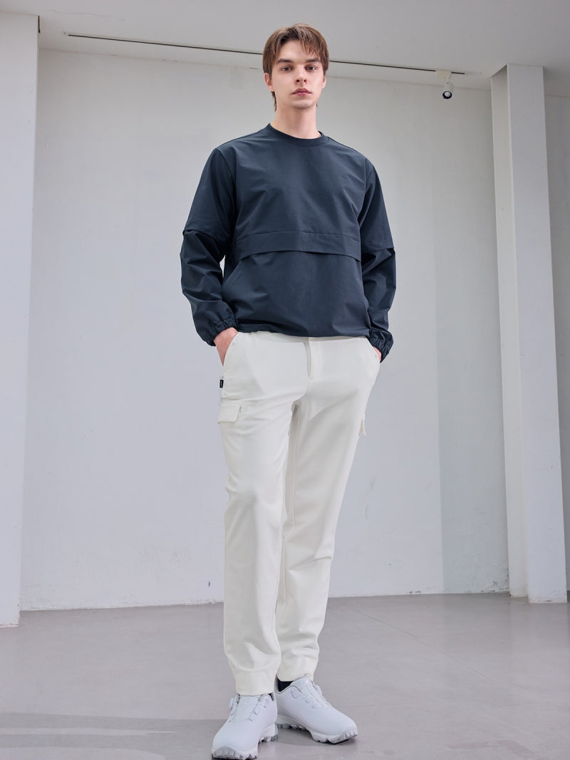 袖取り外し 裏起毛 ウーブン 長袖