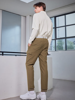 ロゴ入りライン ハーフジップアップ 長袖