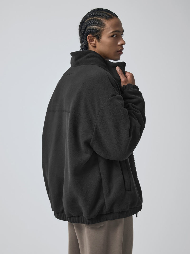 リバーシブル フリース ジャケット