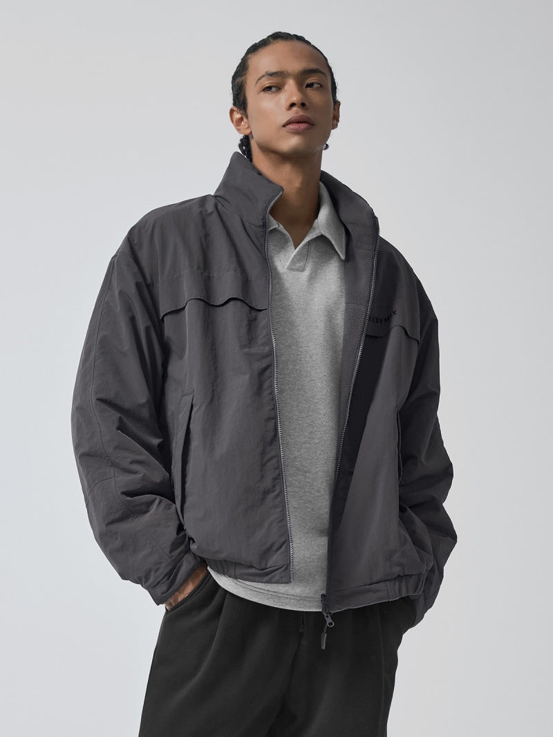 リバーシブル フリース ジャケット