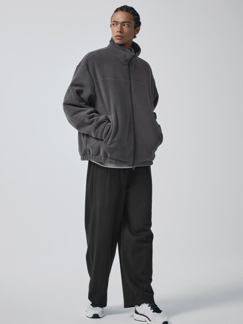 リバーシブル フリース ジャケット