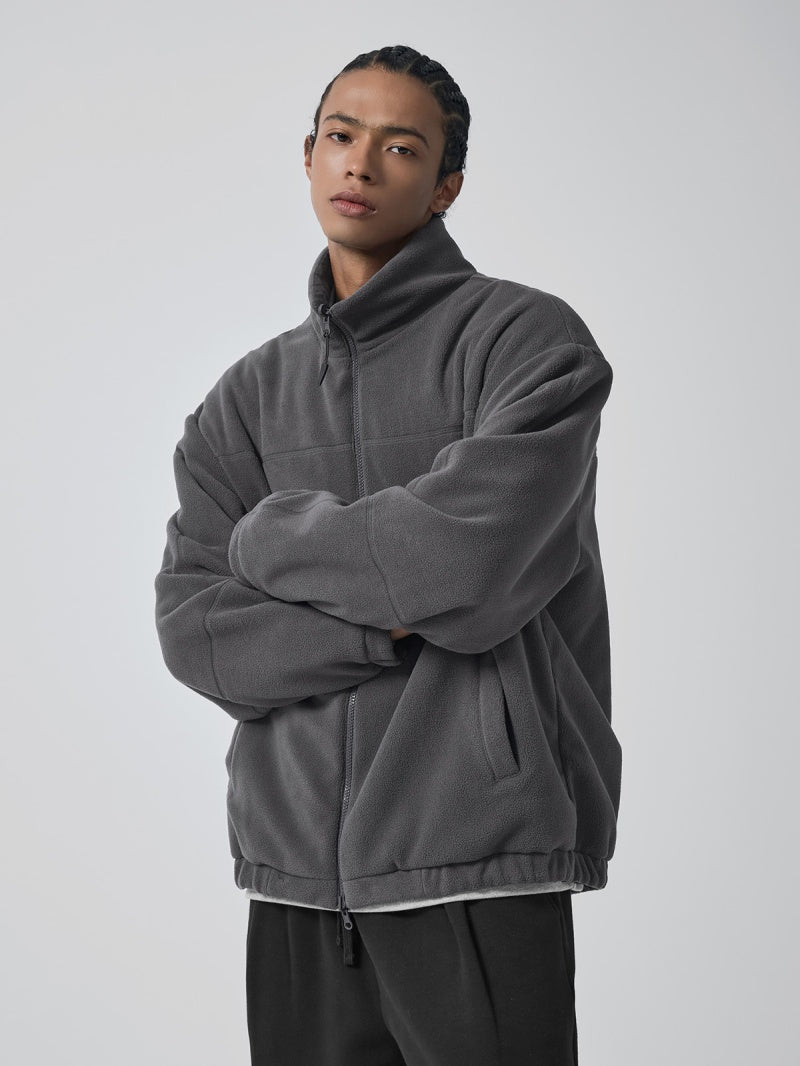 リバーシブル フリース ジャケット