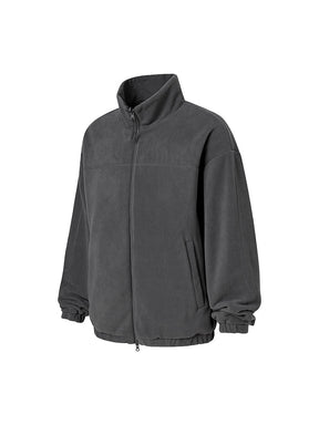 リバーシブル フリース ジャケット