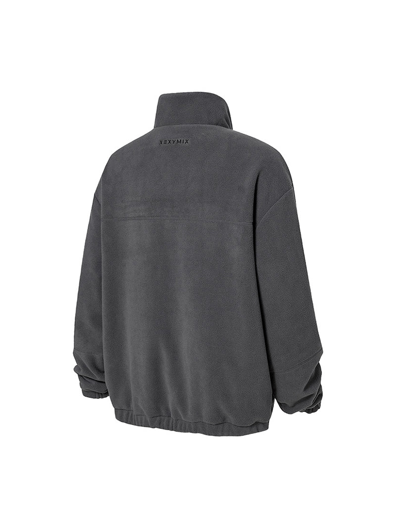 リバーシブル フリース ジャケット