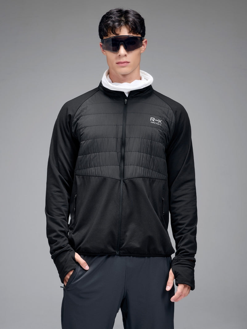 RX メンズ ハイブリッド 軽量 中綿 ジャケット