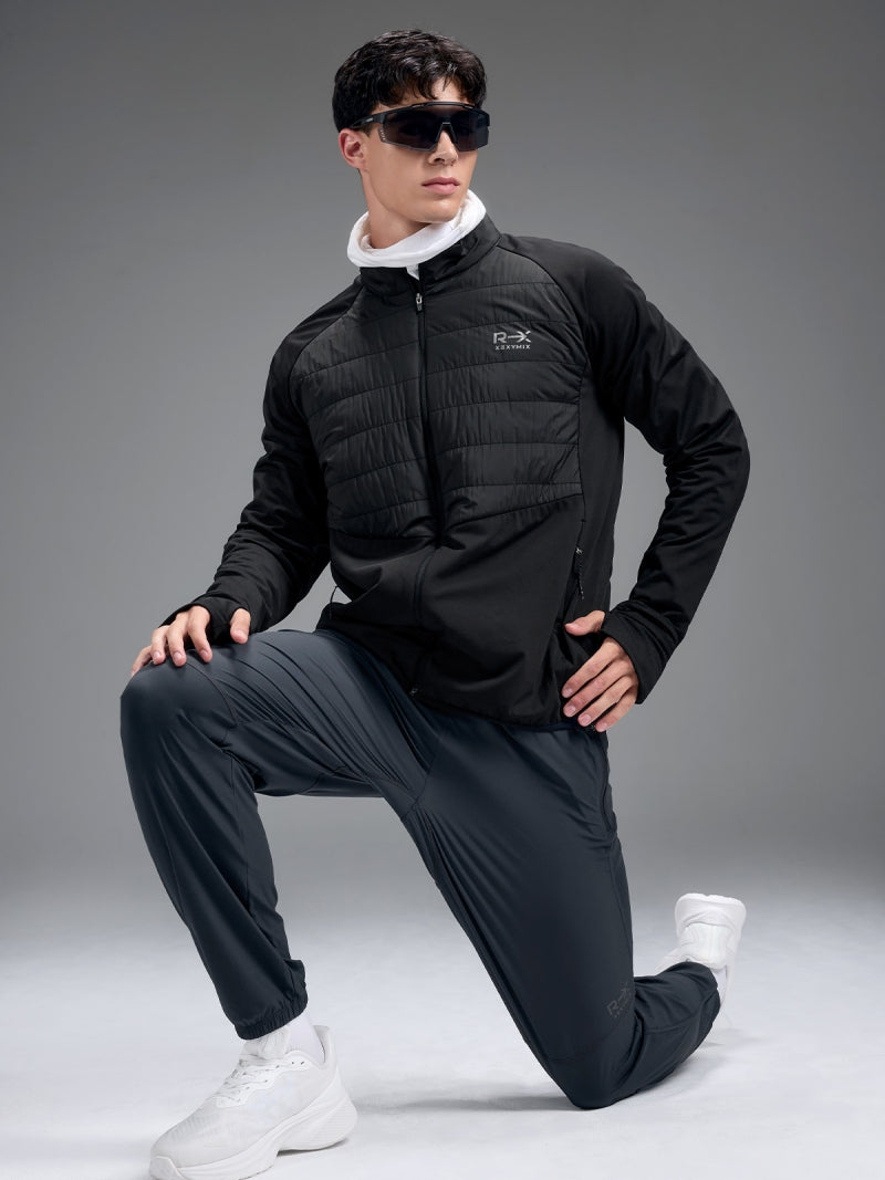 RX メンズ ハイブリッド 軽量 中綿 ジャケット
