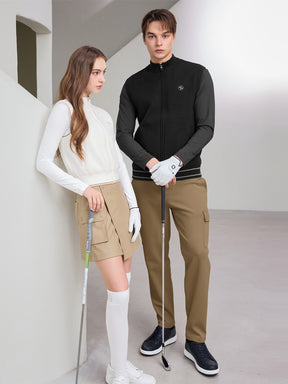 裏起毛 サイドバンディング カーゴパンツ