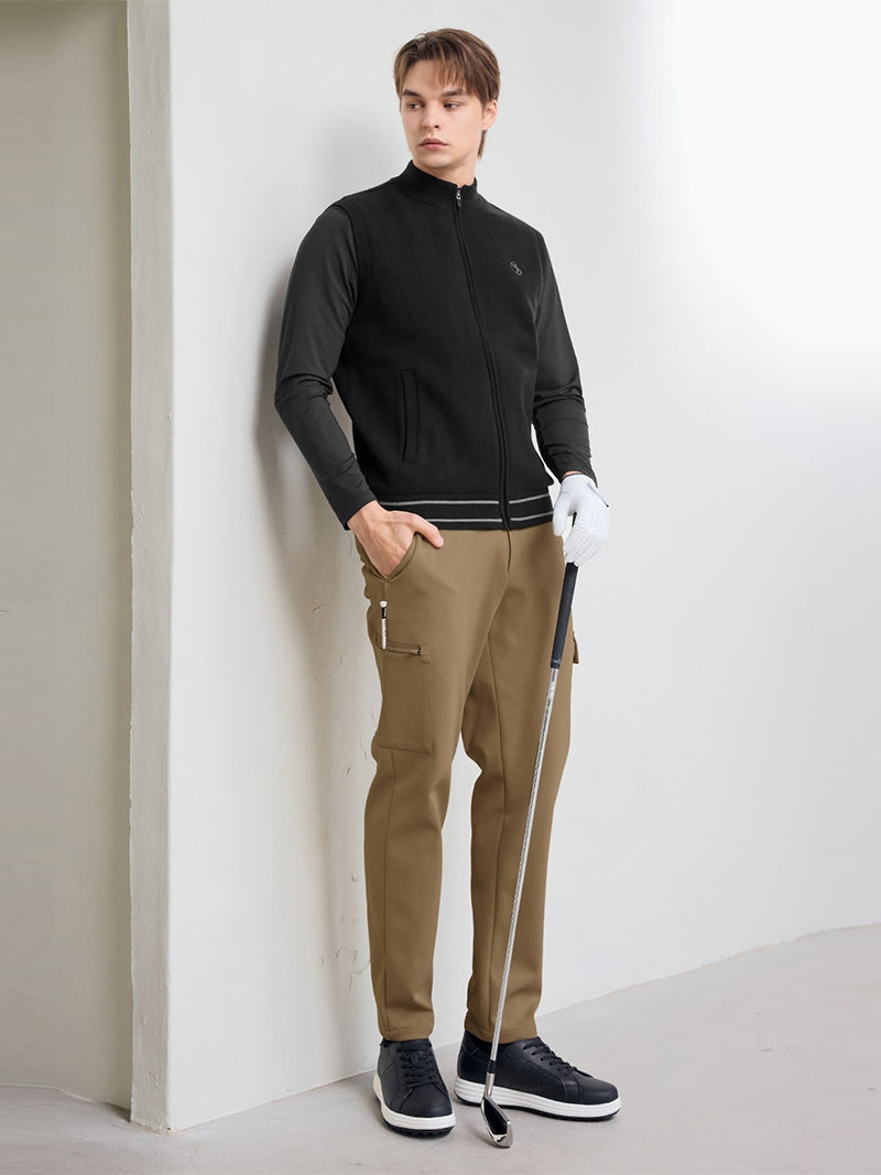 裏起毛 サイドバンディング カーゴパンツ