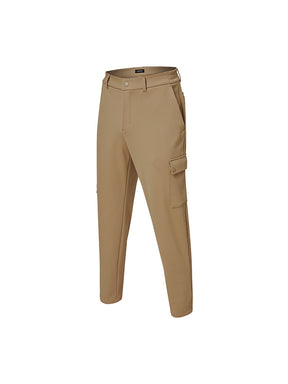 裏起毛 サイドバンディング カーゴパンツ