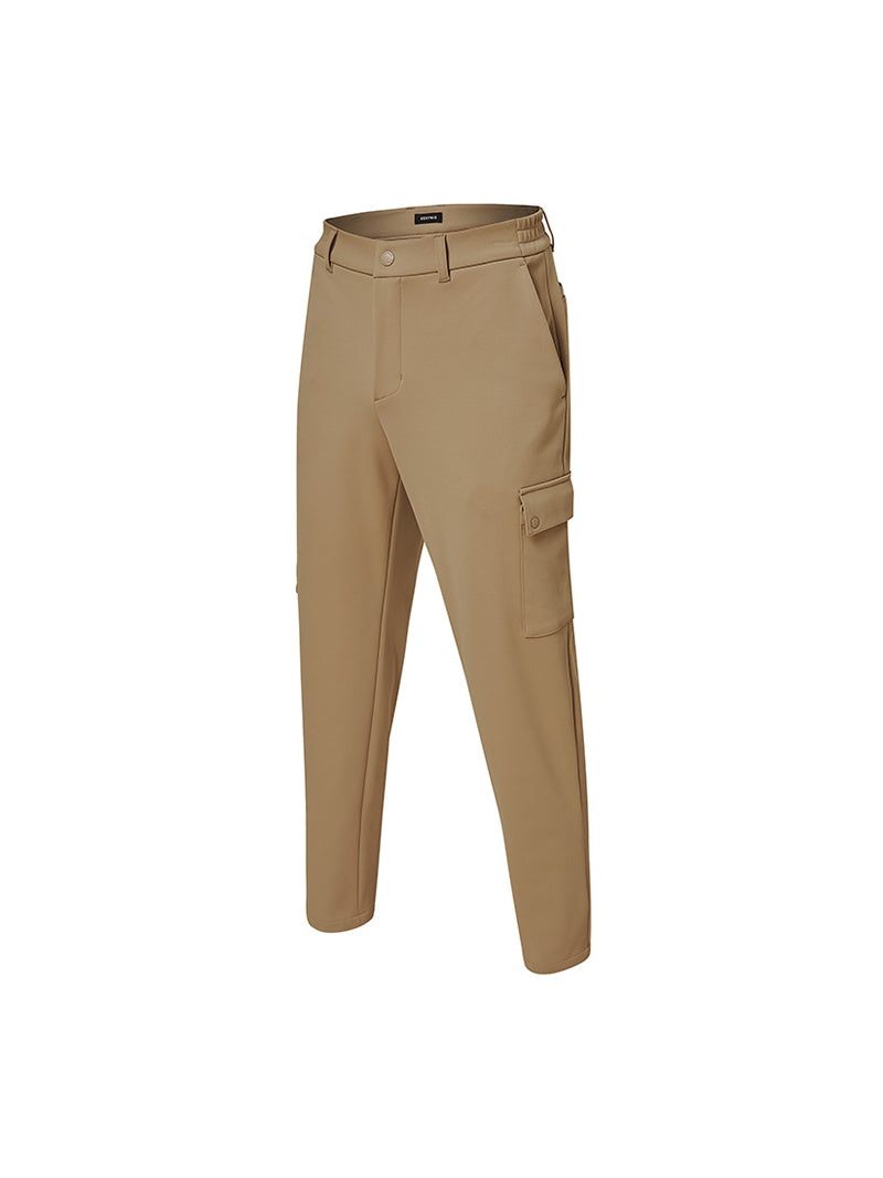 裏起毛 サイドバンディング カーゴパンツ