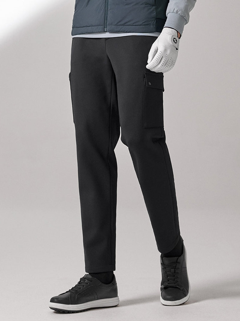 裏起毛 サイドバンディング カーゴパンツ