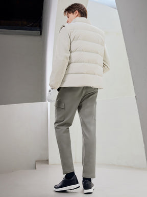 裏起毛 サイドバンディング カーゴパンツ