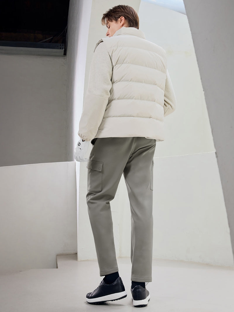 裏起毛 サイドバンディング カーゴパンツ