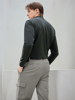 裏起毛 サイドバンディング カーゴパンツ