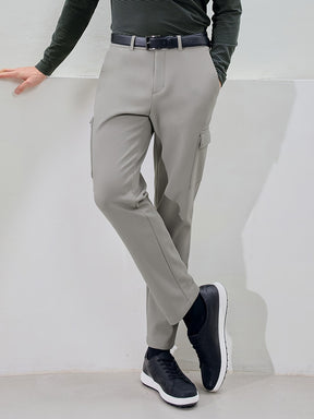 裏起毛 サイドバンディング カーゴパンツ