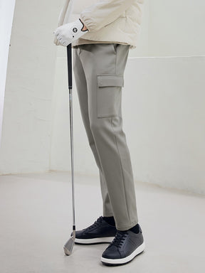 裏起毛 サイドバンディング カーゴパンツ