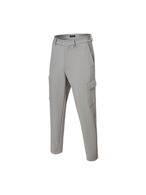 裏起毛 サイドバンディング カーゴパンツ