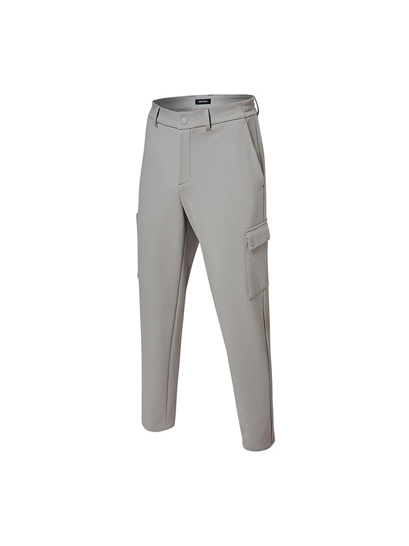 裏起毛 サイドバンディング カーゴパンツ