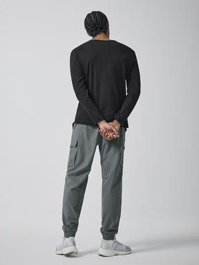 ストレッチ カーゴ風 ジョガーパンツ