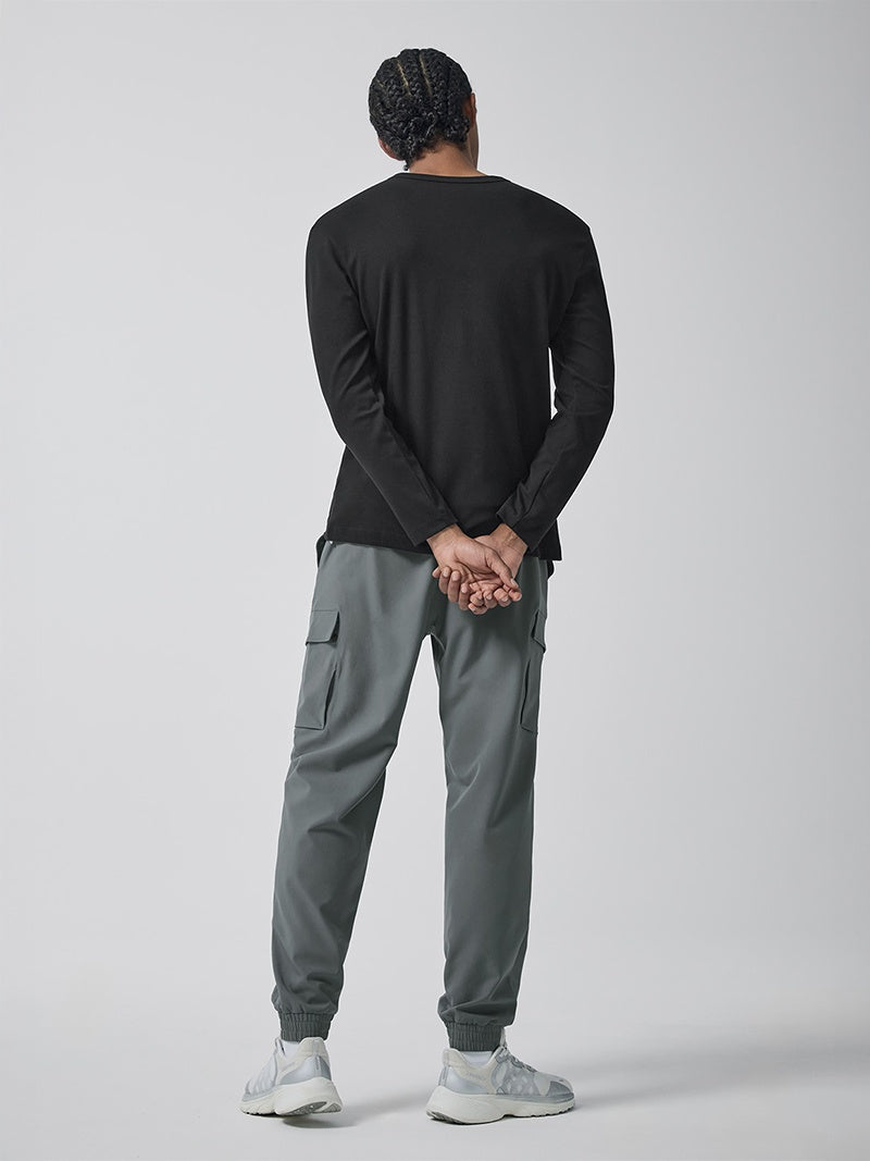 ストレッチ カーゴ風 ジョガーパンツ
