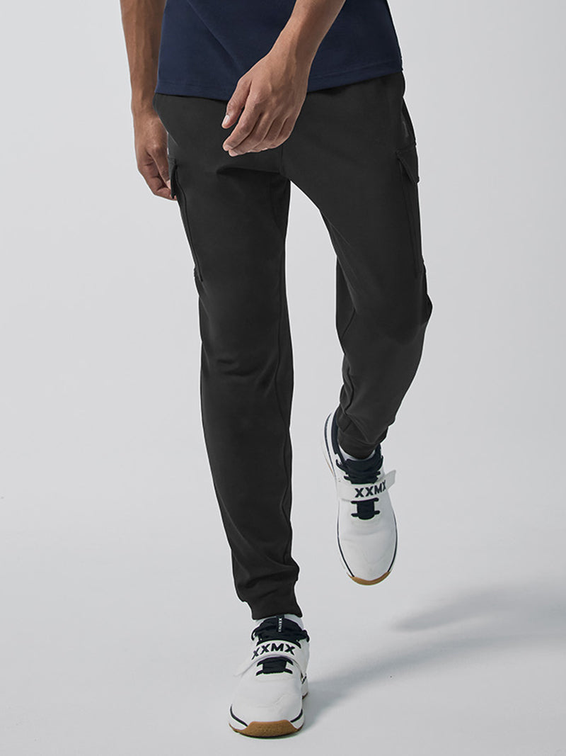 コンフォートファイン 裏起毛 カーゴジョガーパンツ