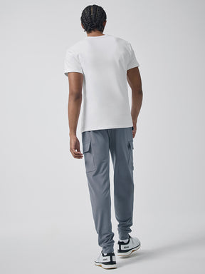 コンフォートファイン 裏起毛 カーゴジョガーパンツ