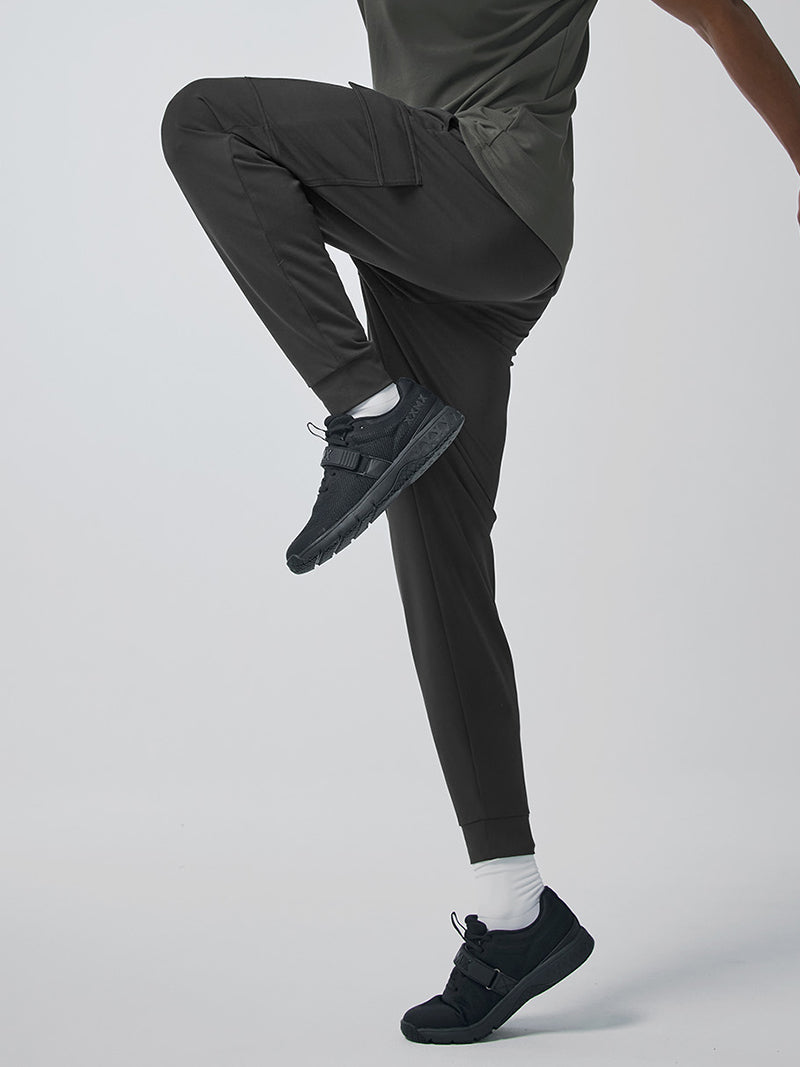 コンフォートファイン 裏起毛 カーゴジョガーパンツ