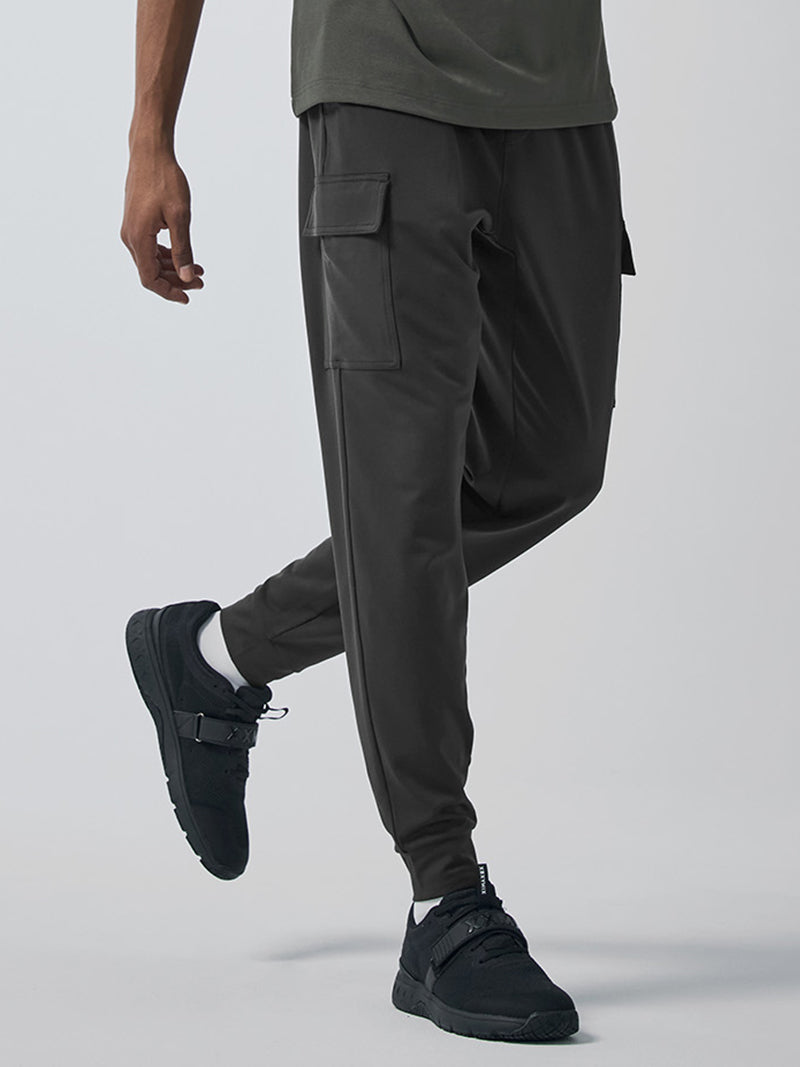 コンフォートファイン 裏起毛 カーゴジョガーパンツ