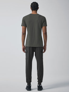 コンフォートファイン 裏起毛 カーゴジョガーパンツ