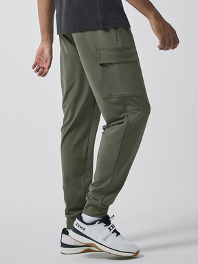 コンフォートファイン 裏起毛 カーゴジョガーパンツ