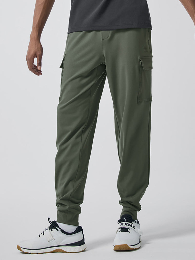 コンフォートファイン 裏起毛 カーゴジョガーパンツ